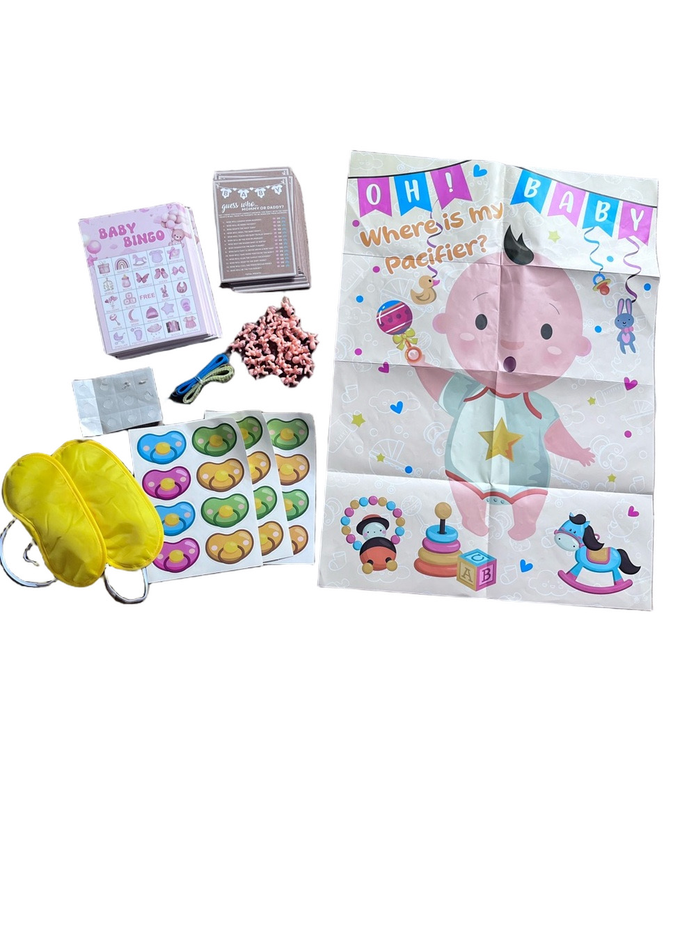 Baby Shower Game Bundle- 5 Games